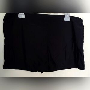 Boy Short Swim Shorts, Black, Size 20W